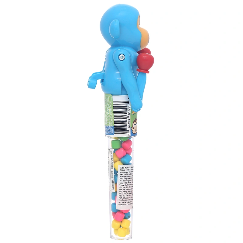 Kẹo đồ chơi khỉ đấm bốc Kidsmania hương trái cây hộp 12g (từ 3 tuổi) - Màu ngẫu nhiên 7