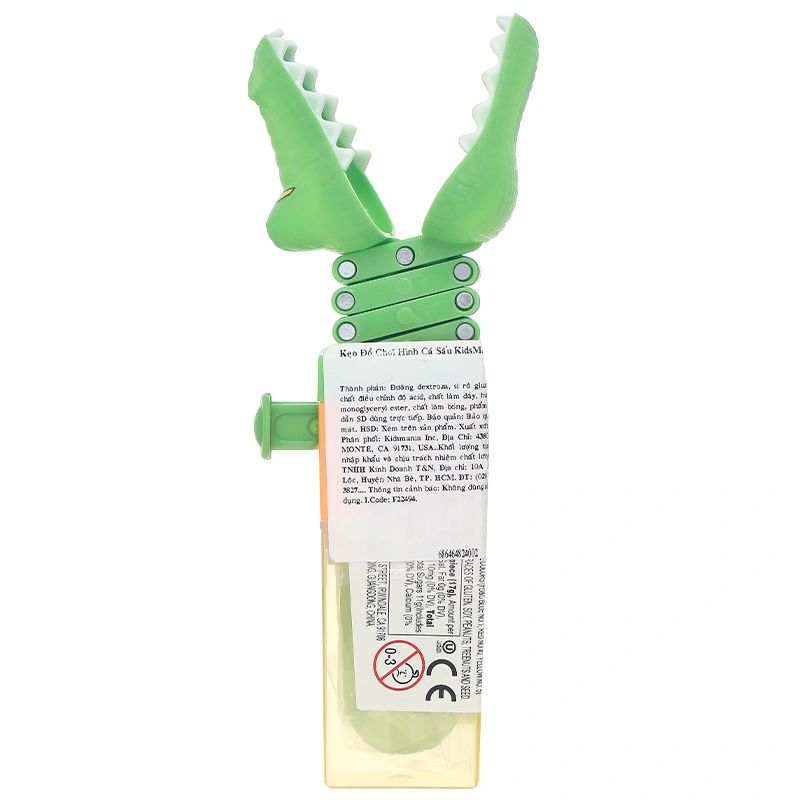 Kẹo đồ chơi hình cá sấu Kidsmania hương trái cây que 17g (từ 3 tuổi) - Màu ngẫu nhiên 5