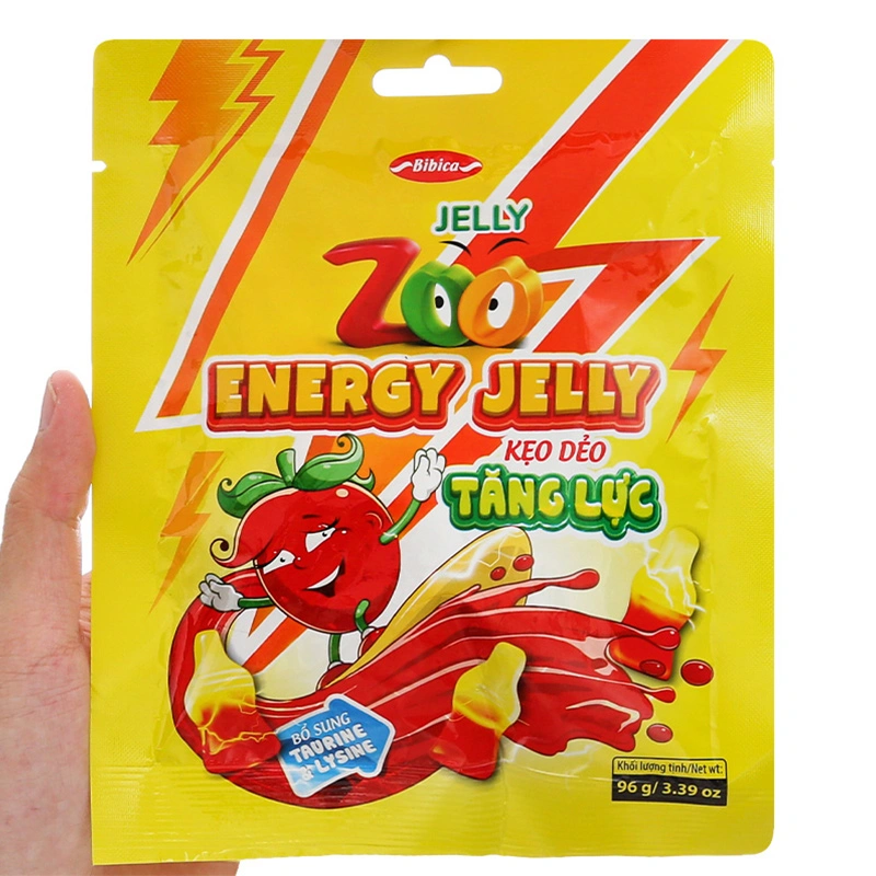 Kẹo dẻo Bibica Zoo Energy hương trái cây gói 96g (từ 6 tuổi) 3