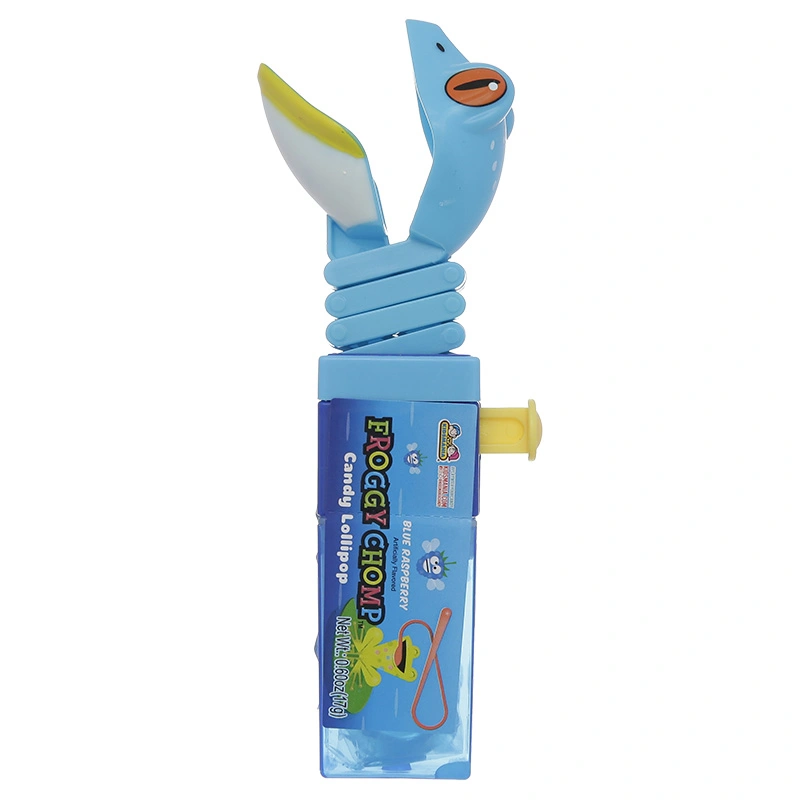 Kẹo đồ chơi hình con ếch Kidsmania hương táo, dâu và mâm xôi que 17g (từ 3 tuổi) - Màu ngẫu nhiên 3