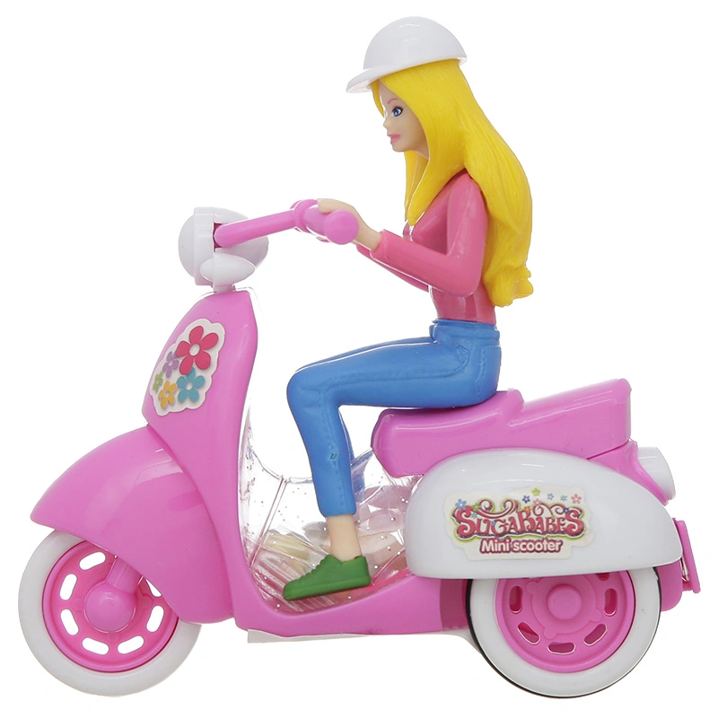 Kẹo đồ chơi xe tay ga scooter Shantou Juqi hương dâu hộp 4g (từ 3 tuổi) - Màu ngẫu nhiên 4