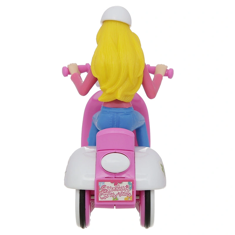 Kẹo đồ chơi xe tay ga scooter Shantou Juqi hương dâu hộp 4g (từ 3 tuổi) - Màu ngẫu nhiên 6