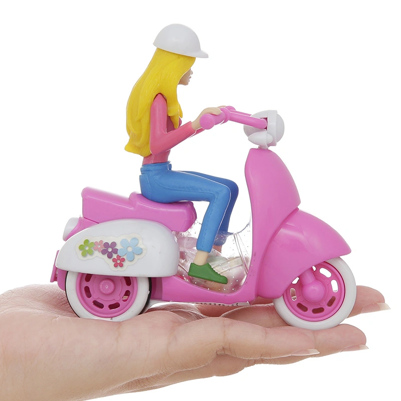 Kẹo đồ chơi xe tay ga scooter Shantou Juqi hương dâu hộp 4g (từ 3 tuổi) - Màu ngẫu nhiên 7