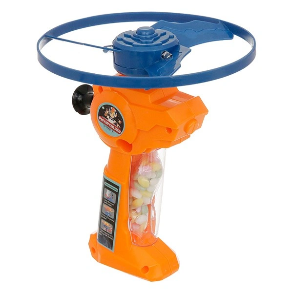 Kẹo đồ chơi đĩa bay Shantou Juqi hương dâu hộp 12g (từ 3 tuổi) - Màu ngẫu nhiên 1