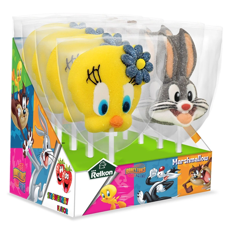 Kẹo xốp marshmallow Relkon Hello Kitty hương dâu que 45g (từ 3 tuổi) - Giao mẫu ngẫu nhiên 5