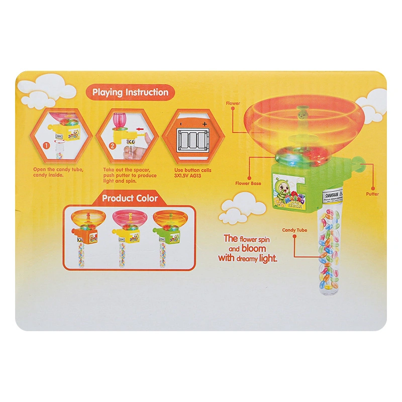 Kẹo đồ chơi bông hoa Shantou Juqi hương dâu hộp 8g (từ 3 tuổi) - Màu ngẫu nhiên 11
