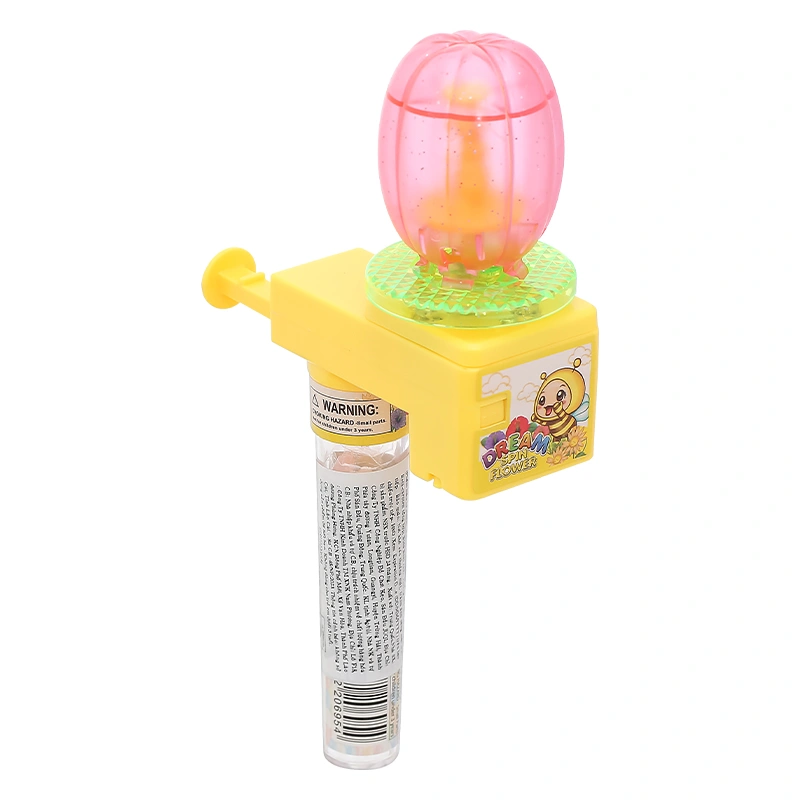 Kẹo đồ chơi bông hoa Shantou Juqi hương dâu hộp 8g (từ 3 tuổi) - Màu ngẫu nhiên 2