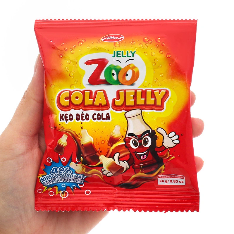 Kẹo dẻo Bibica Zoo hương cola gói 24g (từ 3 tuổi) 3