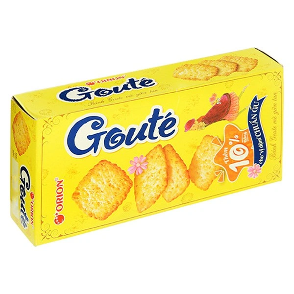Bánh quy Orion Gouté vị mè hộp 158.4g (từ 3 tuổi) 1