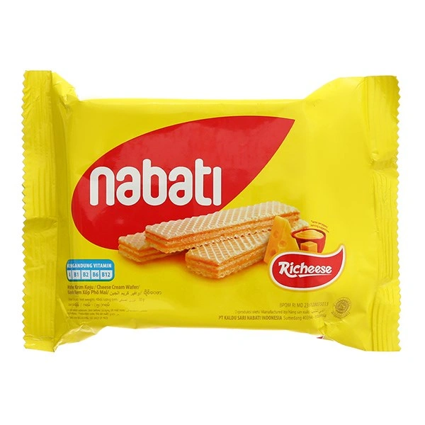 Bánh xốp Nabati vị phô mai gói 50g 1