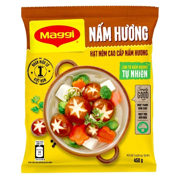 Hạt nêm Maggi nấm hương gói 200g 3
