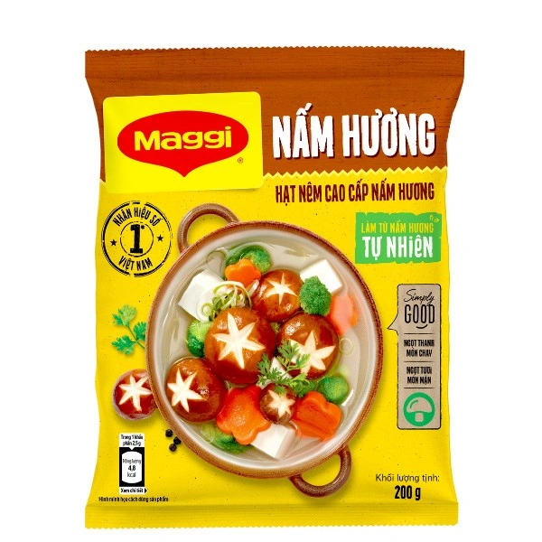 Hạt nêm Maggi nấm hương gói 200g 1