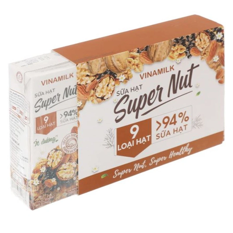 Lốc 4 hộp sữa hạt Vinamilk Super Nut 180 ml (từ 4 tuổi) 2