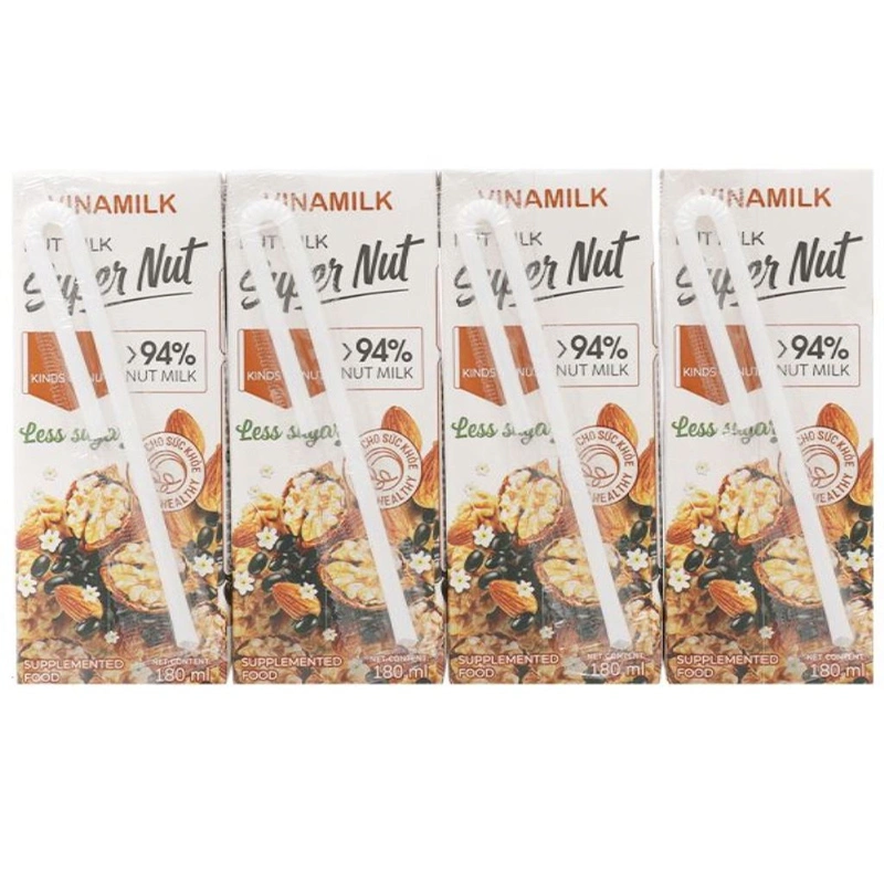 Lốc 4 hộp sữa hạt Vinamilk Super Nut 180 ml (từ 4 tuổi) 4