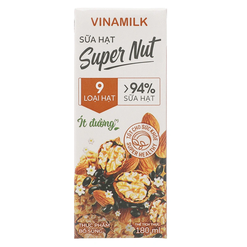 Lốc 4 hộp sữa hạt Vinamilk Super Nut 180 ml (từ 4 tuổi) 5