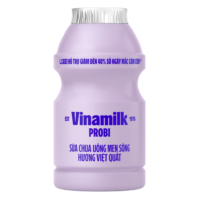 Lốc 5 chai sữa chua uống men sống Vinamilk Probi vị việt quất 65 ml (từ 1 tuổi) 4