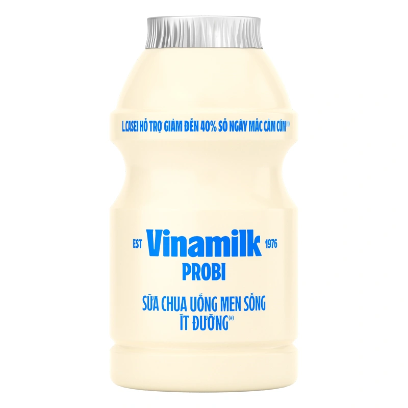 Lốc 5 chai sữa chua uống men sống ít đường Vinamilk Probi 65 ml (từ 1 tuổi) 4