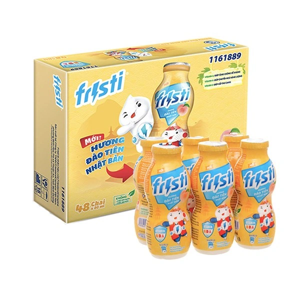Thùng 48 chai sữa chua uống tiệt trùng Fristi