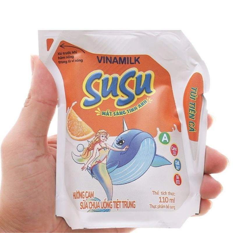 Sữa chua uống tiệt trùng Vinamilk SuSu vị cam 110 ml (từ 1 tuổi) 3