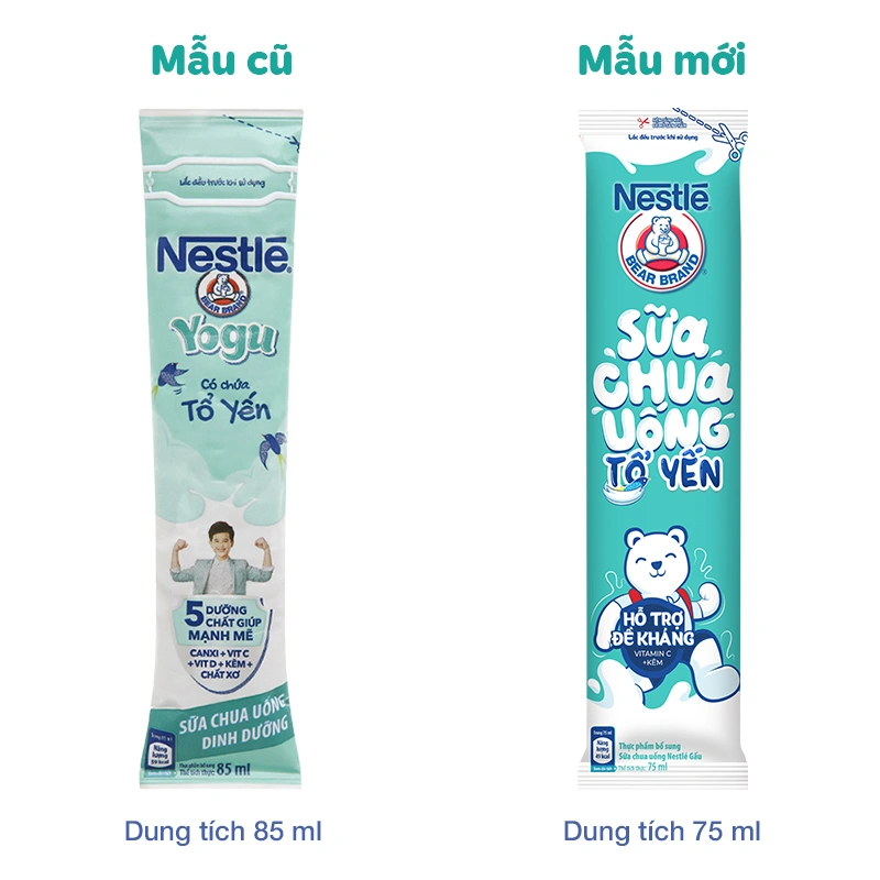 Thùng 28 gói sữa chua uống tổ yến Nestlé Yogu 75 ml (từ 1 tuổi) 3
