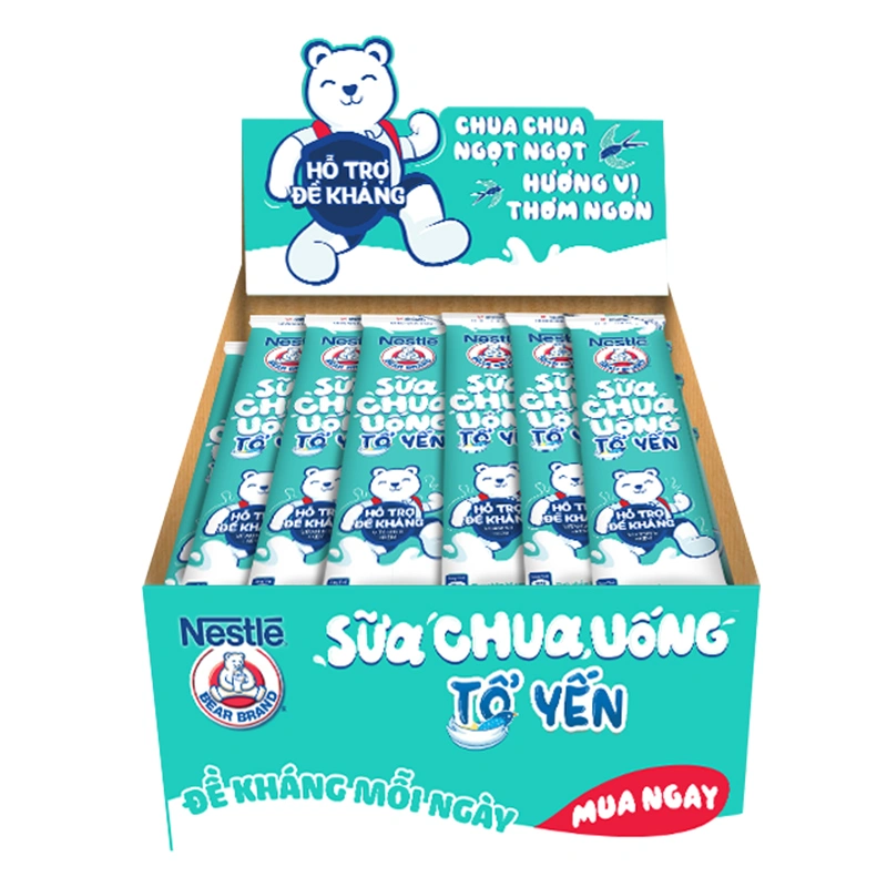 Thùng 28 gói sữa chua uống tổ yến Nestlé Yogu 75 ml (từ 1 tuổi) 6