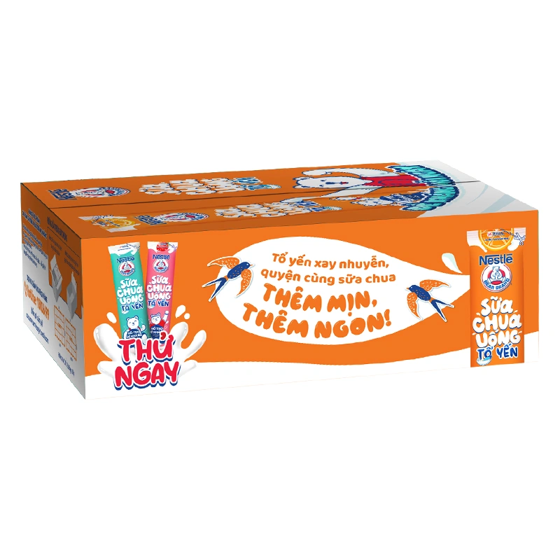 Sữa chua uống tổ yến Nestlé Yogu vị cam 75 ml (từ 1 tuổi) 9
