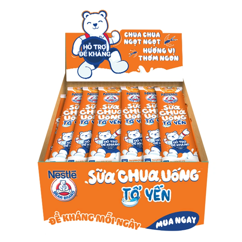 Sữa chua uống tổ yến Nestlé Yogu vị cam 75 ml (từ 1 tuổi) 11