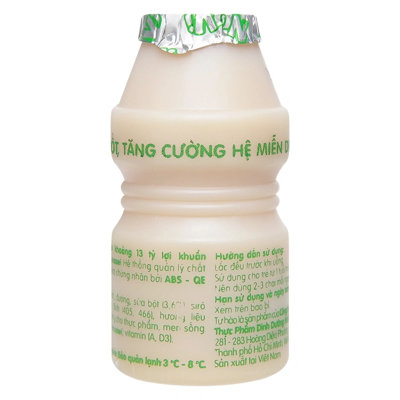 Lốc 5 chai sữa chua uống men sống Nutifood 65 ml (từ 1 tuổi) 5