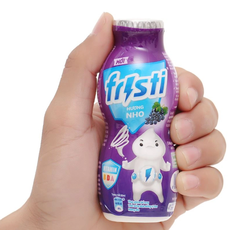 Lốc 6 chai sữa chua uống tiệt trùng Fristi vị nho 80 ml (từ 1 tuổi) 4