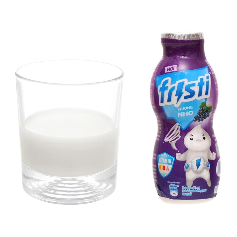 Lốc 6 chai sữa chua uống tiệt trùng Fristi vị nho 80 ml (từ 1 tuổi) 5