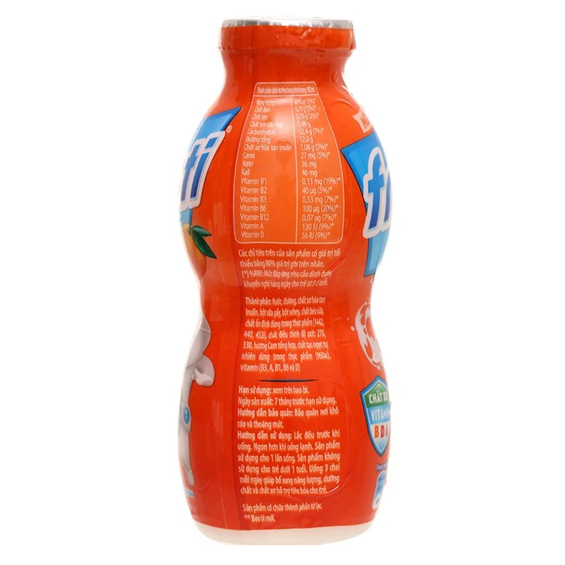 Lốc 6 chai sữa chua uống tiệt trùng Fristi vị cam 80 ml (từ 1 tuổi) 3