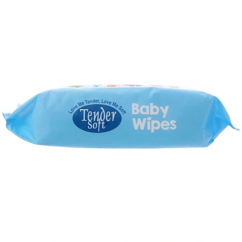 Khăn ướt Tender Soft Baby Wipes hương thơm nhẹ gói 30 miếng 12
