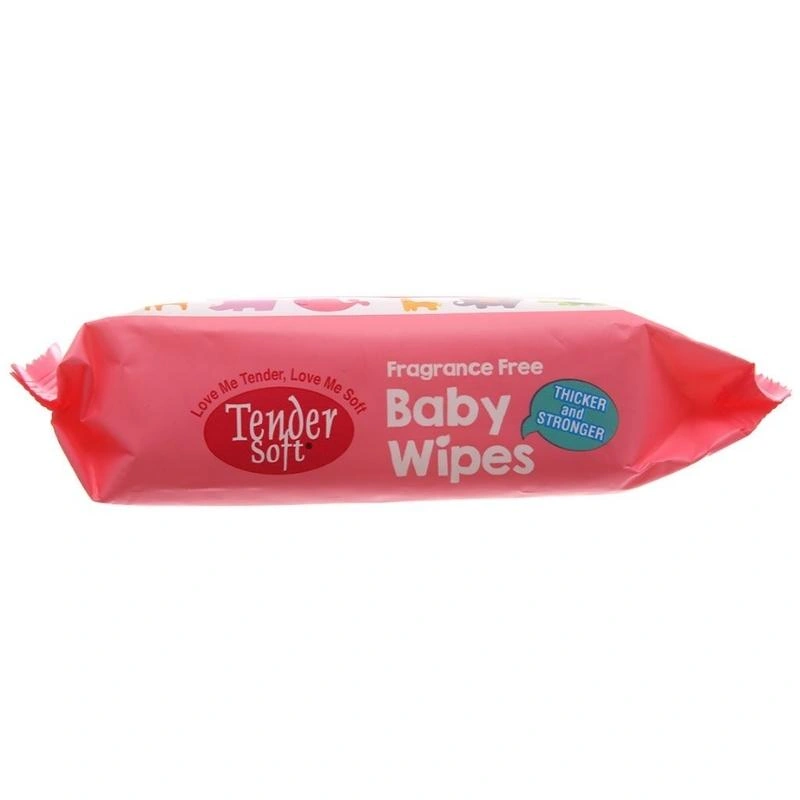 Khăn ướt Tender Soft Baby Wipes hương thơm nhẹ gói 30 miếng 7