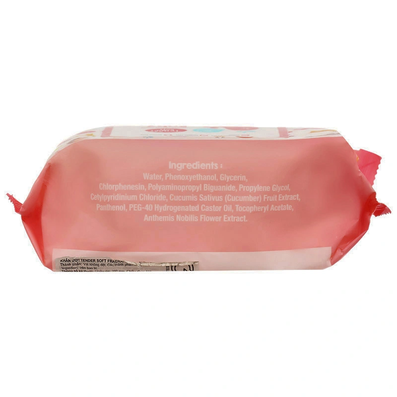 Khăn ướt Tender Soft Baby Wipes hương thơm nhẹ gói 30 miếng 18