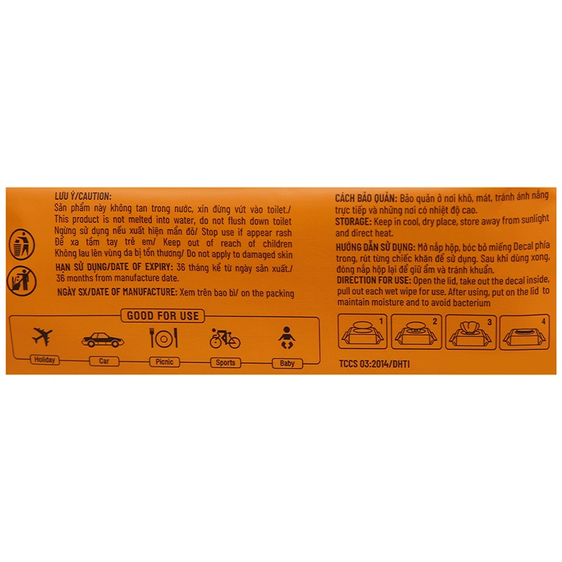 Khăn ướt Kin Kin không mùi gói 100 miếng - Màu ngẫu nhiên 11