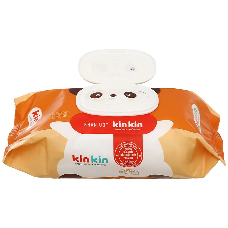 Khăn ướt Kin Kin không mùi gói 100 miếng - Màu ngẫu nhiên 8