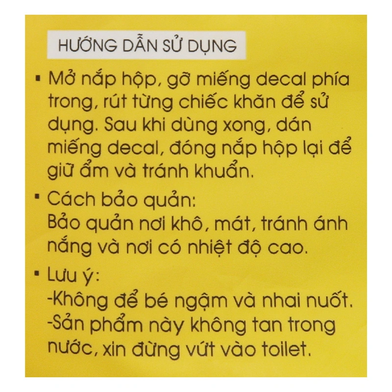 Khăn ướt Wesser dập nổi siêu dày không mùi gói 72 miếng 9