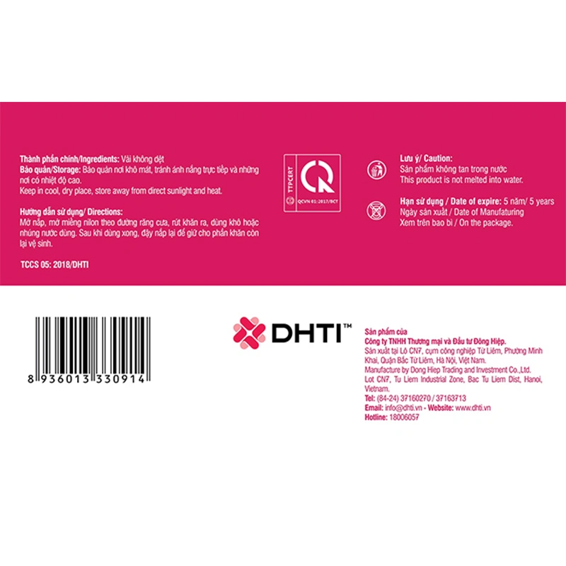 Hộp 180 tờ khăn vải em bé không dệt Mamamy không mùi 4