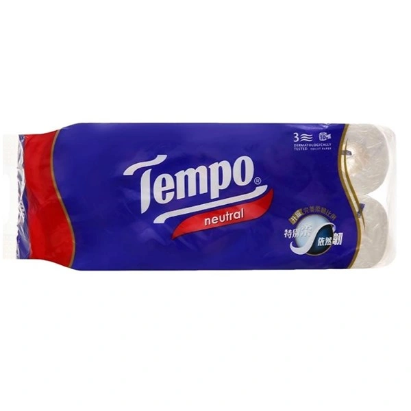 Lốc 10 cuộn giấy vệ sinh Tempo hương gỗ táo 3 lớp 3