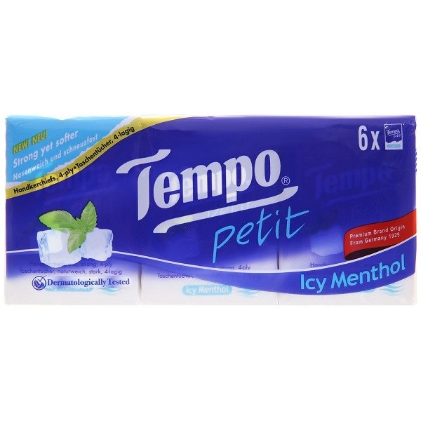 Lốc 6 gói khăn giấy bỏ túi Tempo hương chanh sả 4 lớp 3