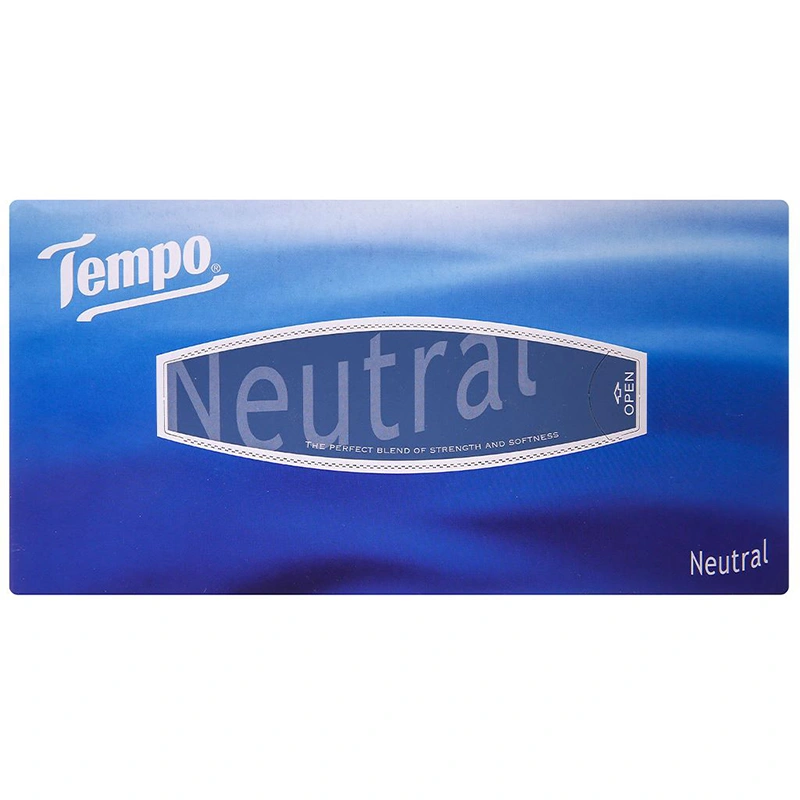 Gói 90 tờ khăn giấy rút Tempo không mùi 4 lớp 7