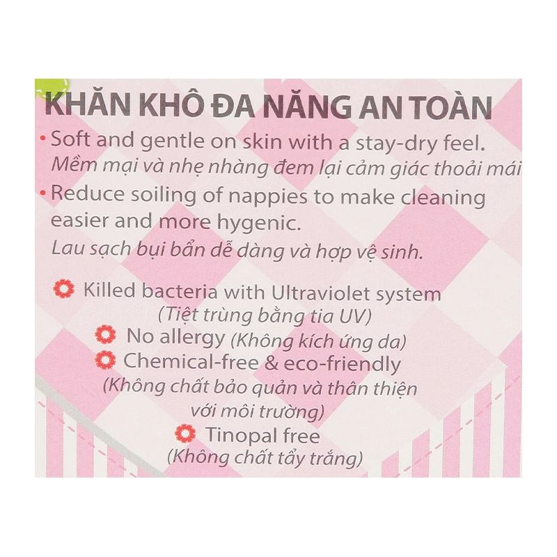 Combo 3 túi khăn khô đa năng StayDry không mùi 5