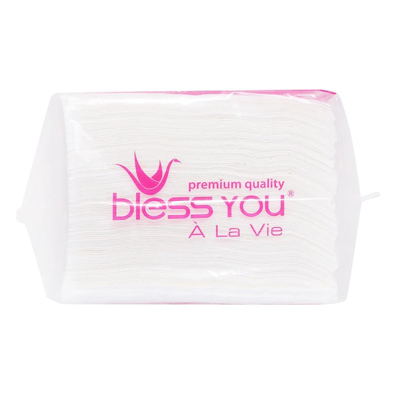 Gói 100 tờ khăn giấy ăn Bless You À La Vie không mùi 1 lớp 4