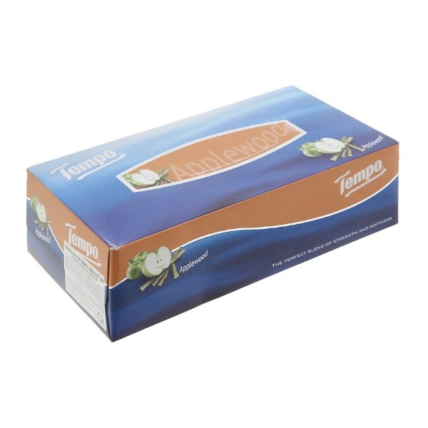 Hộp 90 tờ khăn giấy rút Tempo hương gỗ táo 3 lớp 1