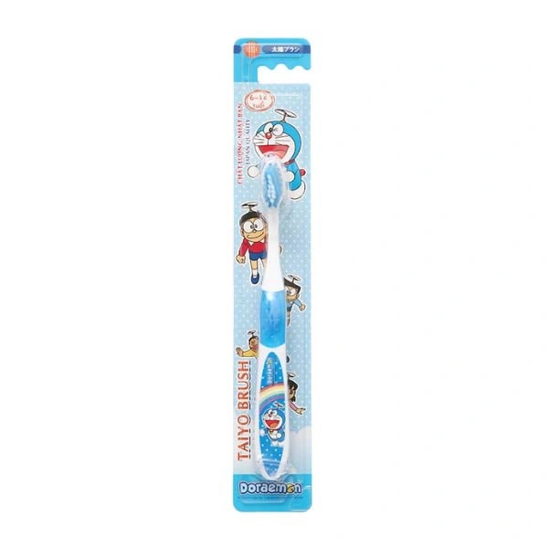 Bàn chải cho bé Taiyo Doraemon lông mềm (6 - 12 tuổi) - Màu hồng 3