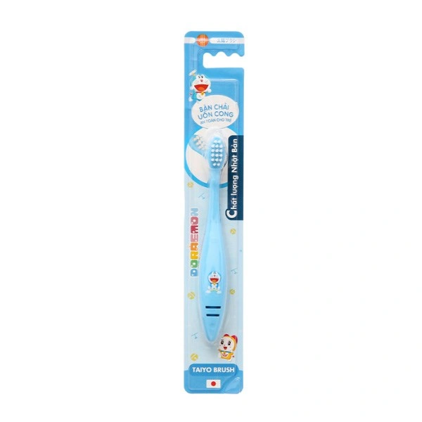 Bàn chải cho bé Taiyo Doraemon Baby lông mềm (dưới 5 tuổi) - Màu hồng 3