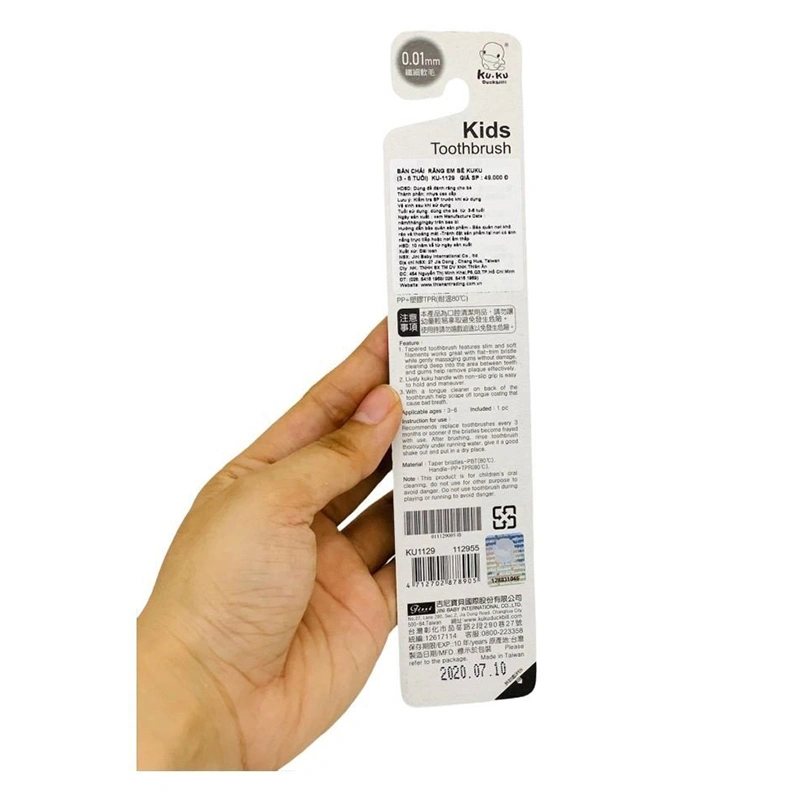 Bàn chải cho bé KuKu KU1129 lông siêu mềm (3 - 6 tuổi) - Màu ngẫu nhiên 8