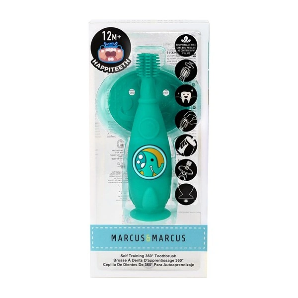 Bàn chải cho bé Marcus & Marcus MNMRC12-GF silicone mềm (từ 1 tuổi) 3