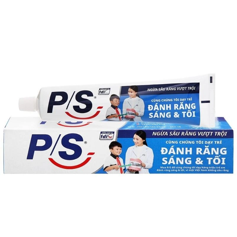 Kem đánh răng từ 6 tuổi P/S Ngừa Sâu Răng Vượt Trội hương thơm mát 240g 1