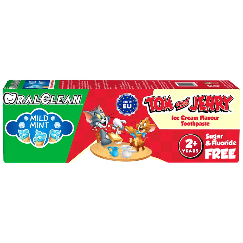 Kem đánh răng cho bé từ 2 tuổi Oral Clean hương kem bạc hà 75 ml 4